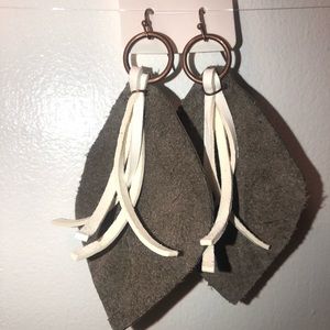 Handmade Leather Earrings